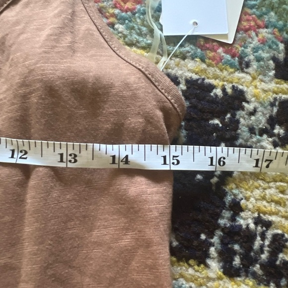 Ten Sixty Sherman Women’s Brown Flare Hem Tank - Picture 6 of 8